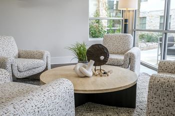 Conversation areas with comfortable seating
